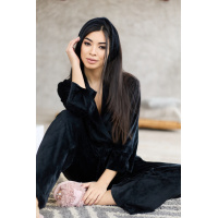 Черный женский домашний комплект-пижама Seventeen 1951.5066