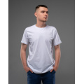 Класична футболка з білого трикотажу
