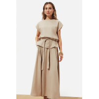 Бежевый летний блузон Seventeen 2273.6322