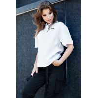 Белая женская футболка-поло Seventee 1625.4250