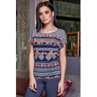 Женская футболка мультиколор Seventeen 1151.3435