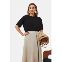 Чорна жіноча літня футболка Seventeen 2277.6366 Чорна жіноча літня футболка Seventeen 2277.6366