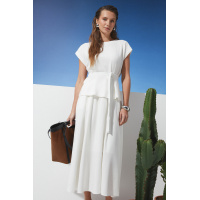 Молочный летний блузон Seventeen 2273.6321