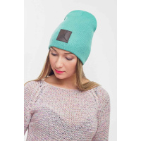Мятная женская шапка Seventeen 3045