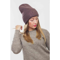 Коричневая женская шапка Seventeen 3082