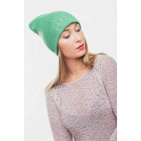 Зеленая женская шапка Seventeen 3055