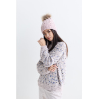 Пудровая женская шапка Seventeen 3113-1.4929