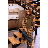 Коричневий жіночий шарф Seventeen 1946.5018 Коричневий жіночий шарф Seventeen 1946.5018