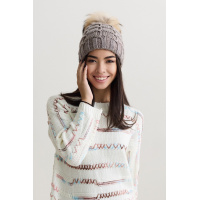 Серая женская шапка Seventeen 3090-1