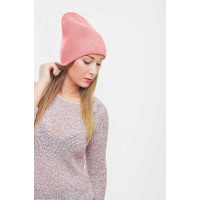Коралловая женская шапка Seventeen 3053