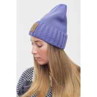 Лиловая женская шапка Seventeen 3052