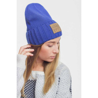 Женская шапка цвета электрик Seventeen 3063