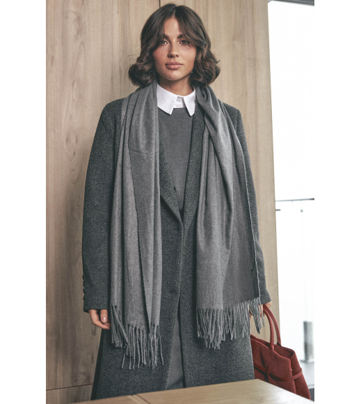 Серый женский шарф Seventeen 2253.6298
