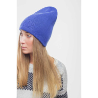 Женская шапка цвета электрик Seventeen 3072