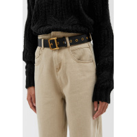 Черный женский ремень с эко-кожы Seventeen 1657.4375