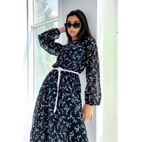 Белый женский тканевый ремень Seventeen 1756.4641