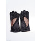 Коричневые теплые перчатки с антискользящим покрытием