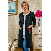 Черный женский кардиган Seventeen 821.2219