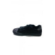 Черные блестящие кеды с замшевыми вставками и шнуровкой-лентой