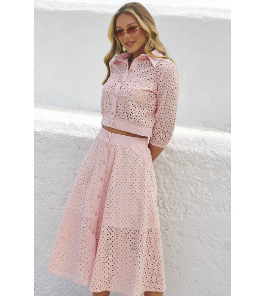 Пудровый женский костюм Seventeen 2294.6410