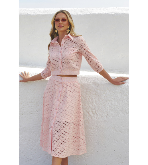 Пудровый женский костюм Seventeen 2294.6410