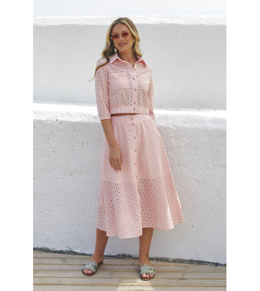 Пудровый женский костюм Seventeen 2294.6410