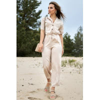 Кофейный женский комбинезон Seventeen 1359.4149