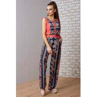 Синий женский комбинезон Seventeen 407.0926+А