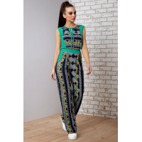 Синий женский комбинезон Seventeen 407.0925+А