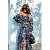 Женский коттоновый костюм мультиколор Seventeen 1769.4736