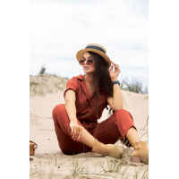 Терракотовый женский комбинезон Seventeen 1359.4161