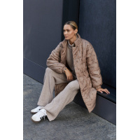 Бежевая женская куртка-рубашка Seventeen 2084.6131