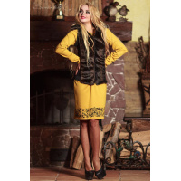 Коричневый женский жилет Seventeen Д.0587