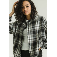 Черный женский бомбер Seventeen 2148.5639