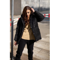 Черная женская зимняя куртка Seventeen 1906.4918