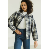 Синий женский бомбер Seventeen 2148.5627