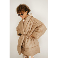 Женская куртка цвета кофе Seventeen 2020-1.5244