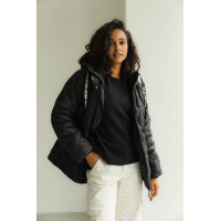 Черная женская куртка Seventeen 2102.5482