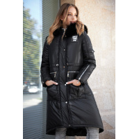 Черная женская куртка-парка Seventeen 1634.4319
