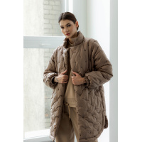 Бежевая женская куртка-рубашка Seventeen 2084.5462