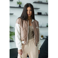 Женская куртка-бомбер цвета мокка Seventeen 1970.5157