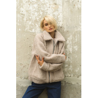 Бежевая женская куртка-тедди Seventeen 2052.5340