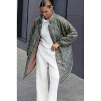 Оливковая женская куртка-рубашка Seventeen 2084.6145