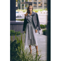 Черная женская кожаная куртка-косуха Seventeen2200.6050