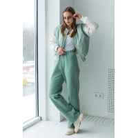 Оливковая женская куртка-бомбер Seventeen 1970.5155