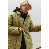 Фисташковая женская куртка-рубашка Seventeen 2084.5479