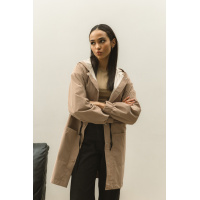 Бежевая женская парка Seventeen 2046.5311