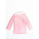 Рожева демісезонна куртка на гудзиках з еко-замші на хутрі