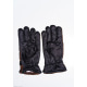 Коричневі теплі рукавички з затяжкою і антиковзаючим покриттям