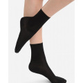 Чорні трикотажні однотонні шкарпетки